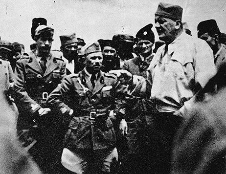 Доброслав Евдевич с участниками операции «Альфа». Октябрь 1942 г.