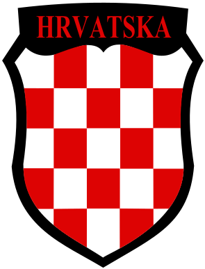 Нарукавная эмблема хорватских добровольцев в формированиях нацистской Германии.