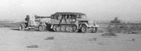 Тягачи с Flak.2. Северная Африка, февраль 1942 г. 