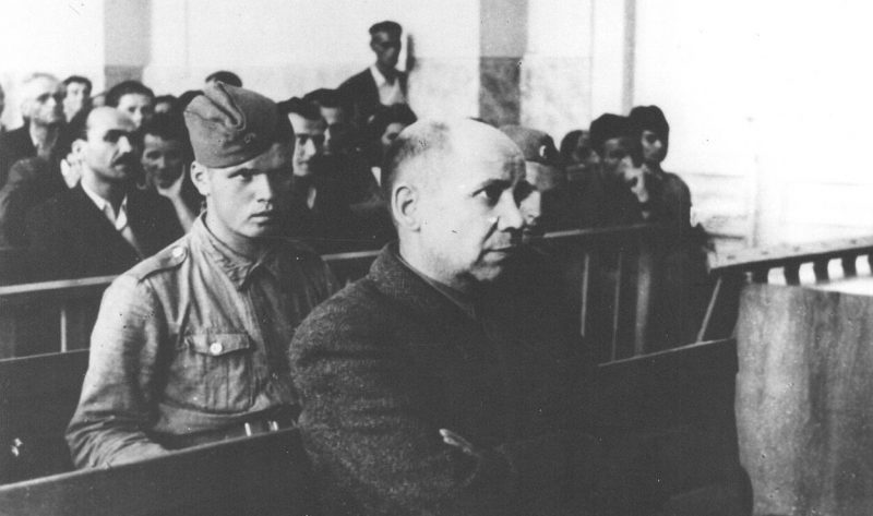 Суд над Джездимиром Дангичем в Сараево, 1947 г.