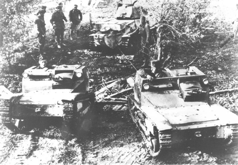 Немцы и усташи в бою между Горни Вакуфом и Яйце. 1942 г.