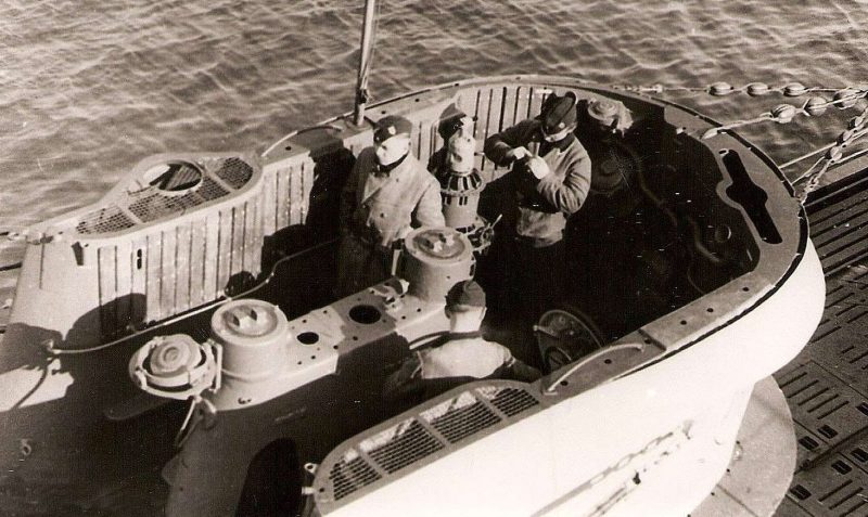 Мостик подлодки U-130.