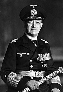 Главнокомандующий Кригсамрине с 1935 по 1943 год Эрих Редер.
