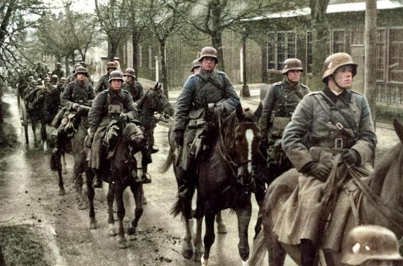Немецкие войска в Норвегии. 1940 г.