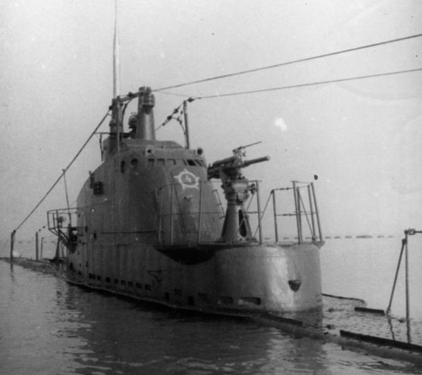 Подводная лодка Черноморского флота Щ-215. 1941 г. 
