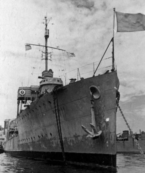 Эсминец Черноморского флота «Шаумян». 1941 г.