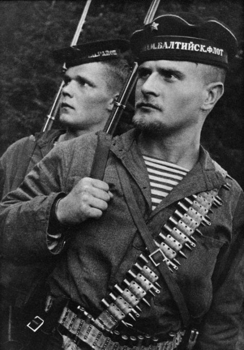Морская пехота 2-й отдельной бригады Балтийского флота. 1941 г.