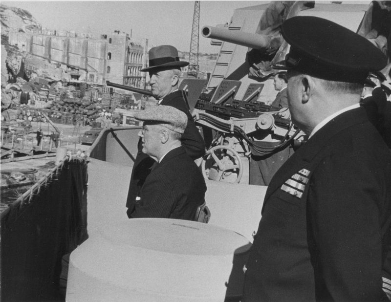 Президент США Франклин Д. Рузвельт на Мальте. 8 декабря 1943 г.