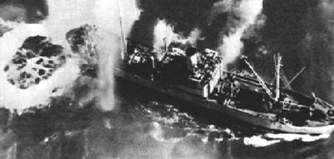 Бомбардировка Туапсинской военно-морской базы. 1942 г.