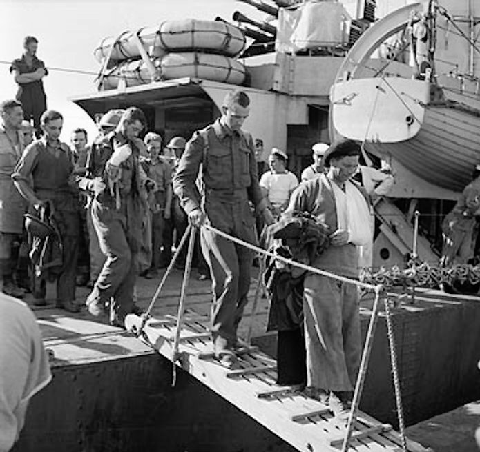 Британские раненые эвакуированы в Александрию. Май 1941 г.
