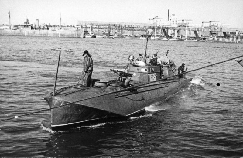 Торпедные катера в румынском порту Констанца.1944 г. 