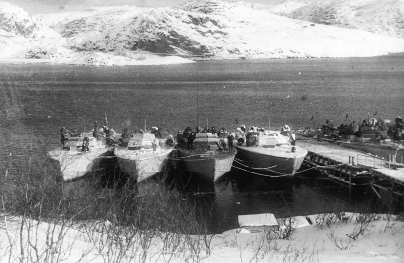 Торпедные катера Северного флота типа A-2 «Хиггинс». 1944 г.