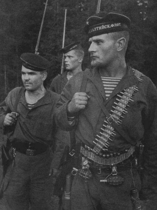 Морская пехота 2-й отдельной бригады Балтийского флота. 1941 г.