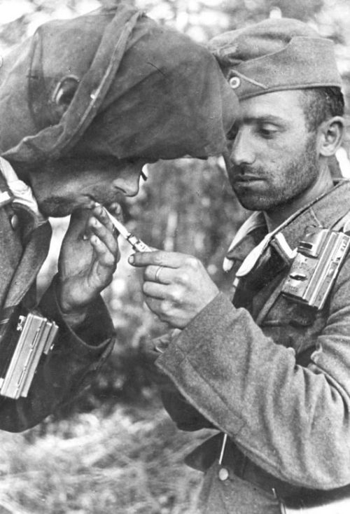 Грузинские легионеры на советско-германском фронте. Июнь 1943 г.