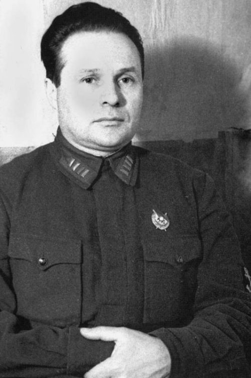 Командир 12-й бригады морской пехоты Северного флота полковник Василий Рассохин. 1942 г.