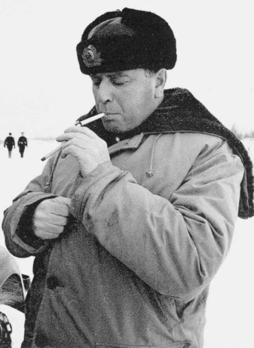 Командир 63 й бригады морской пехоты Северного флота полковник Алексей Крылов. 1942 г.
