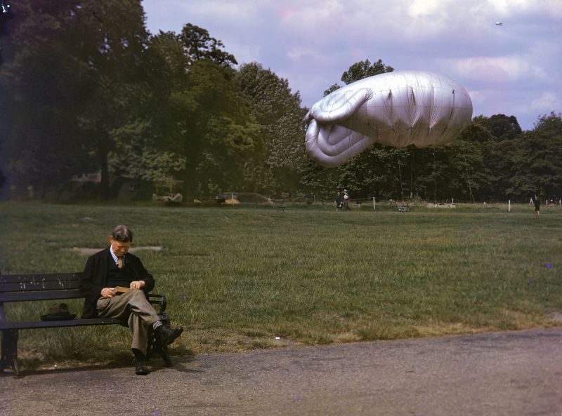 Вид на парк в Лондоне. Мюль 1941 г. 