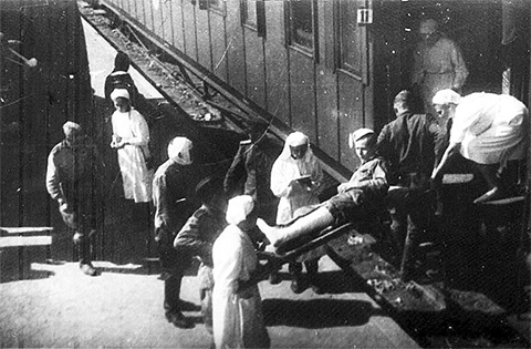 Военно-санитарный поезд № 312. 1941 г. 