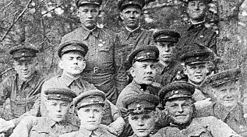 Группа пограничников заставы №4 86-го Августовского пограничного отряда.1939 г.