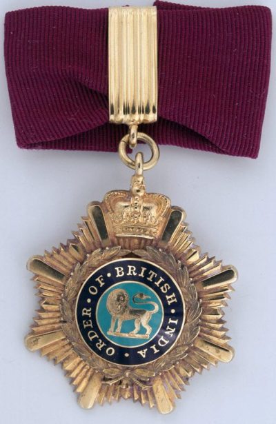 Знак ордена Британской Индии I степени до 1939 г.