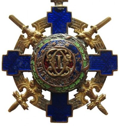 Знак ордена «Звезда Румынии» с мечами после 1932 г.