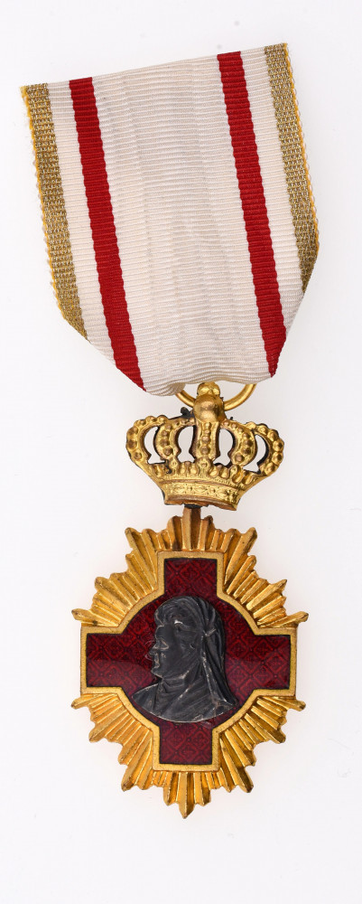 Аверс и реверс креста «За медицинские заслуги» I степени образца 1938 г. 