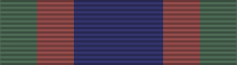 Орденская планка медали канадской добровольческой службы.