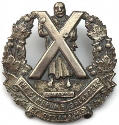 Нагрудный знак полка Кэмерона Хайлендерса.