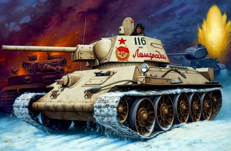 Средний танк Т-34-76.