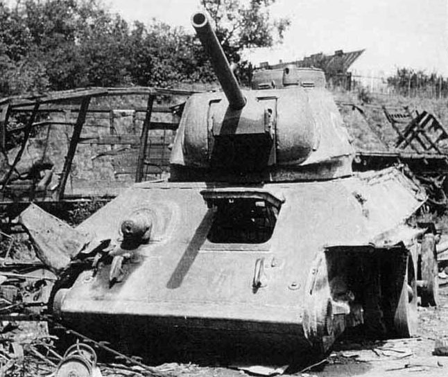 Средний огнеметный танк ОТ-34 образца 1941 г.