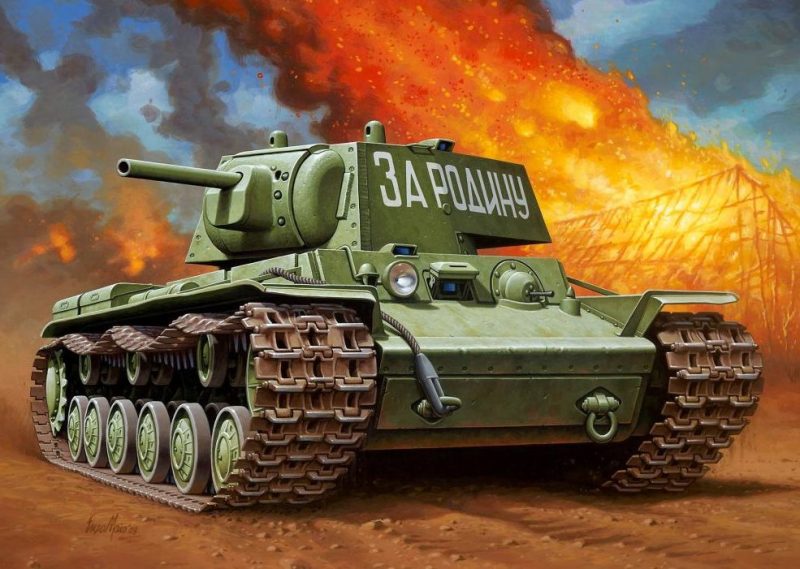 Тяжелый танк КВ-1.
