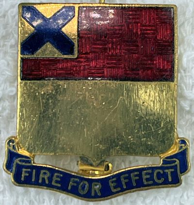 Знак 166-го полка полевой артиллерии.