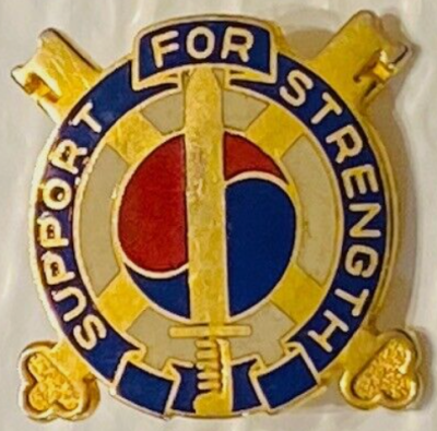 Знак 142-го батальона поддержки.