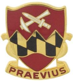 Знак 121-го инженерного батальона.