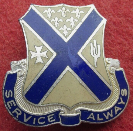 Знак 103-го батальона снабжения и транспорта.