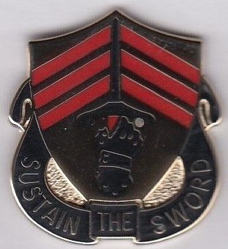 Знак 143-го батальона поддержки армии.