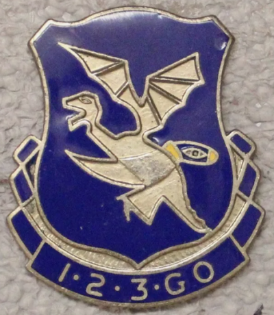 Знак 123-го дивизиона полевой артиллерии.