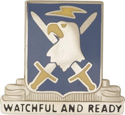 Знак 104-го батальона военной разведки.