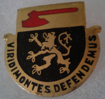 Знак 124-го зенитно-артиллерийского дивизиона.