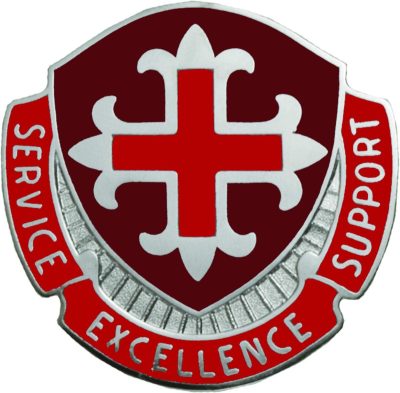 Знак 172-го медицинского батальона.