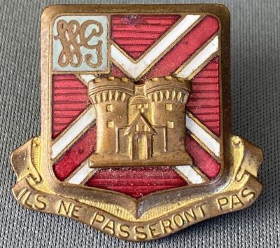Знак 105-го полка полевой артиллерии.