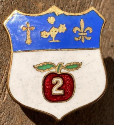 Знак 105-го пехотного полка.