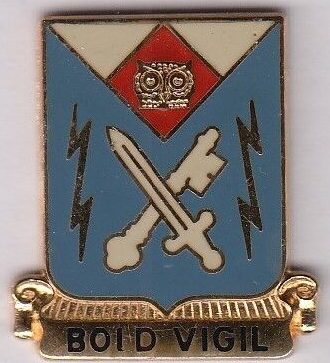 Знак 105-го батальона военной разведки.