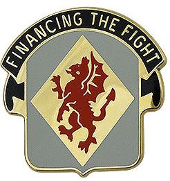 Знак 176-го финансового батальона.