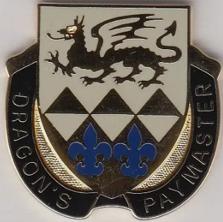 Знак 107-го финансового батальона.