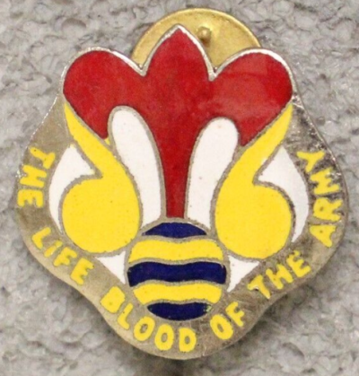 Знак 64-го квартирмейстерского батальона.