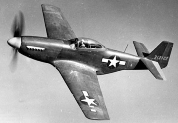 Истребитель North American Mustang P-51D.