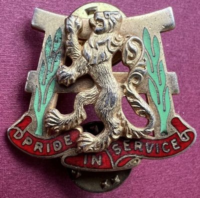 Знак 66-го батальона технического обслуживания армии.