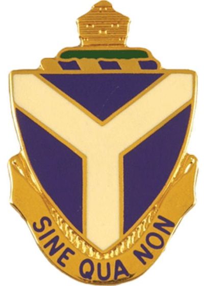 Знак 108-го батальона технического обслуживания.