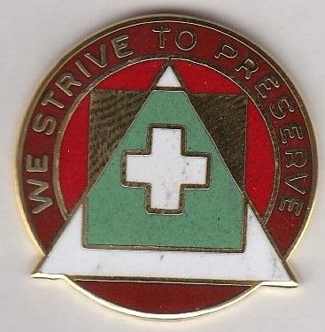 Знак 129-го эвакуационного госпиталя.